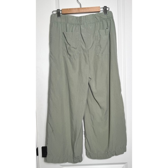 Thread & Supply Cropped Wide Leg Pants Womens Medium Lyocell Pockets - Picture 2 of 5
